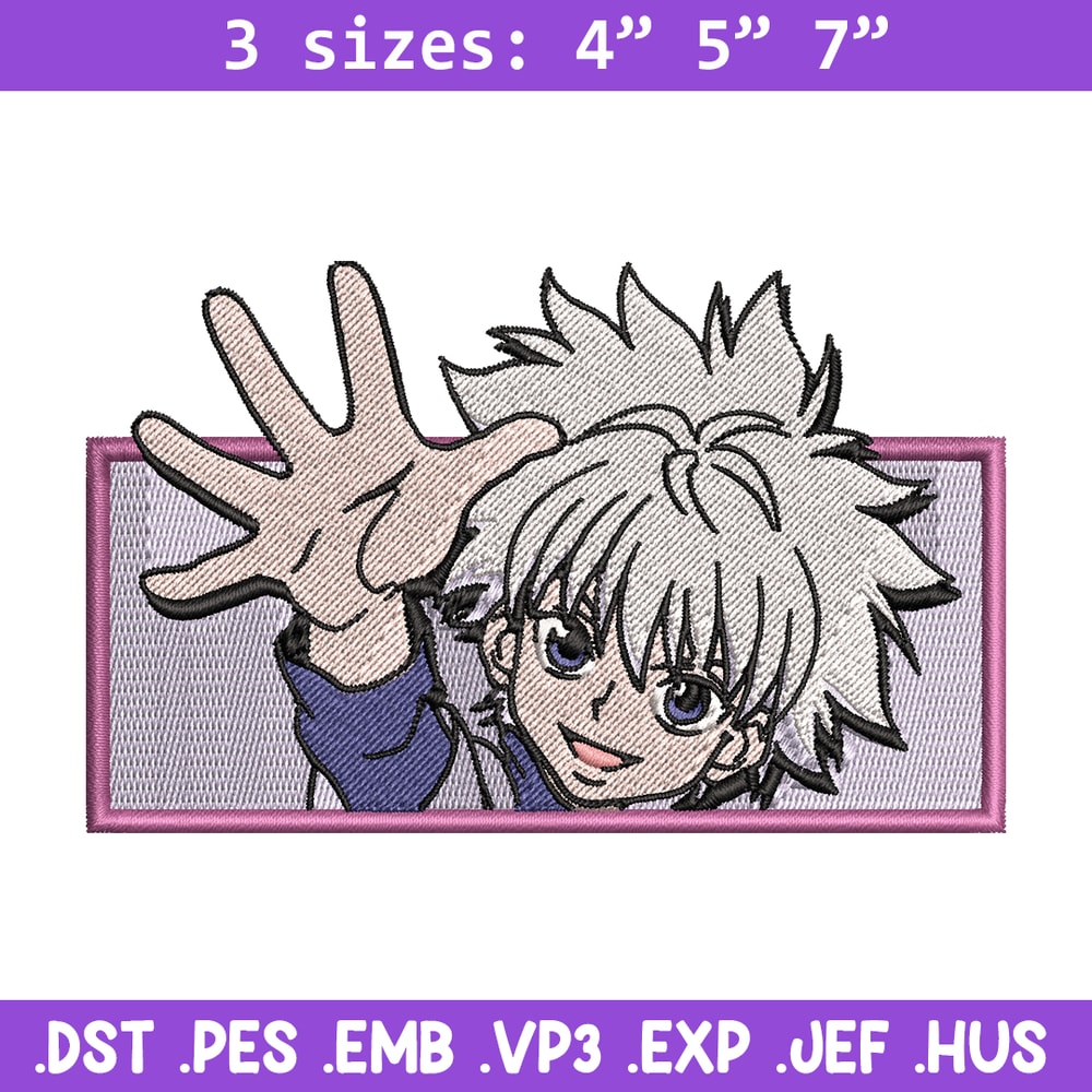 Killua nike embroidery design, Hunter x hunter embroidery, nike design, Logo shirt, anime shirt, digital download.jpg