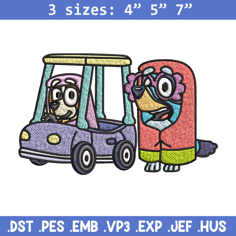 Bluey bingo Embroidery design, Bluey Embroidery, Embroidery File, cartoon design, cartoon shirt, Digital download..jpg