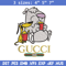 Cartoon Gucci Embroidery design, Cartoon Gucci Embroidery, cartoon design, Embroidery File, Gucci logo, Digital download.jpg