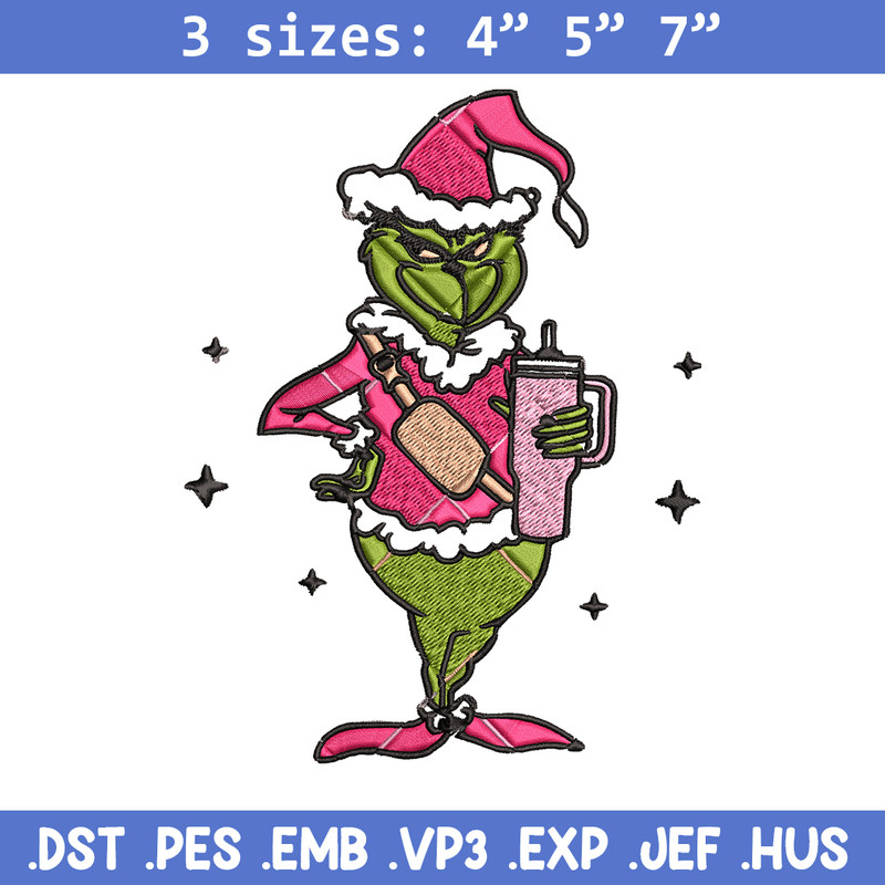 Chrismas grinch Embroidery Design, Grinch Embroidery, Embroidery File, Brand Embroidery, Logo shirt, Digital download.jpg