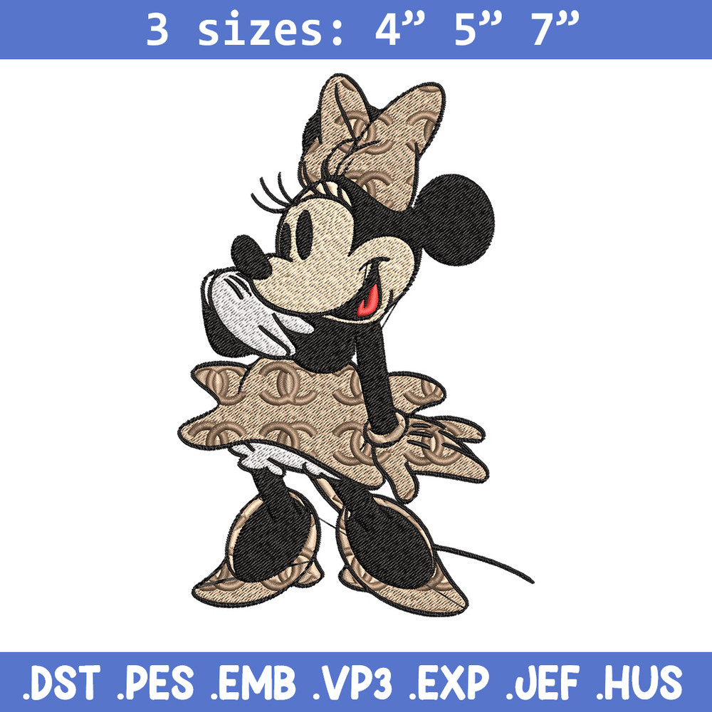Minnie fun gucci Embroidery Design, Gucci Embroidery, Brand Embroidery, Logo shirt, Embroidery File, Digital download.jpg