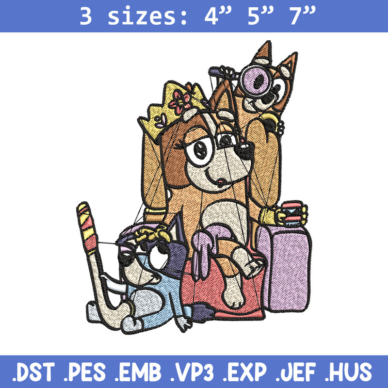 Mum Bluey bingo Embroidery, bluey Embroidery, Embroidery File, cartoon shirt, cartoon design, Digital download..jpg