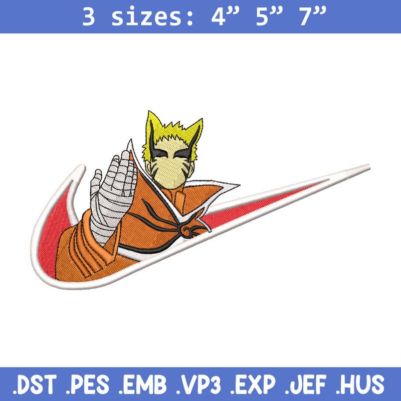 Naruto Nike embroidery design, Naruto anime embroidery, Nike design, anime design, anime shirt, Digital download.jpg