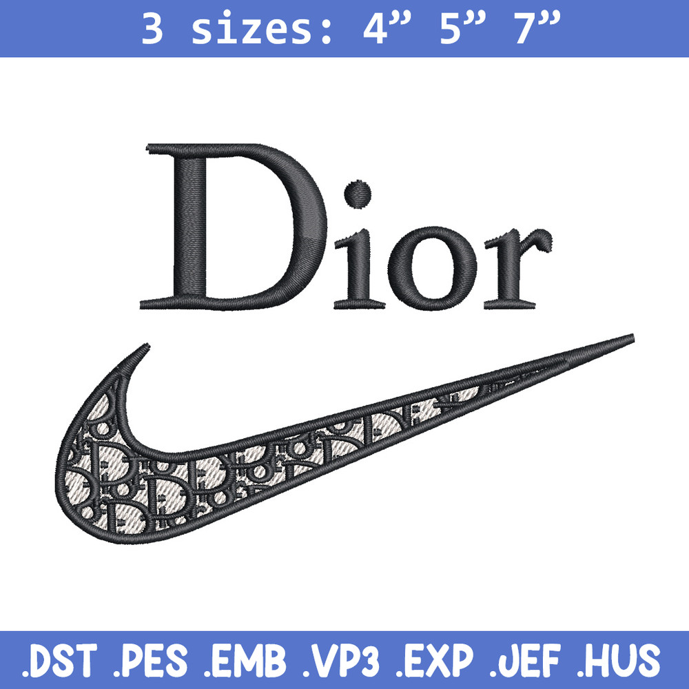 Nike dior embroidery design, Dior embroidery, Emb design, Embroidery shirt, Embroidery file, Digital download.jpg