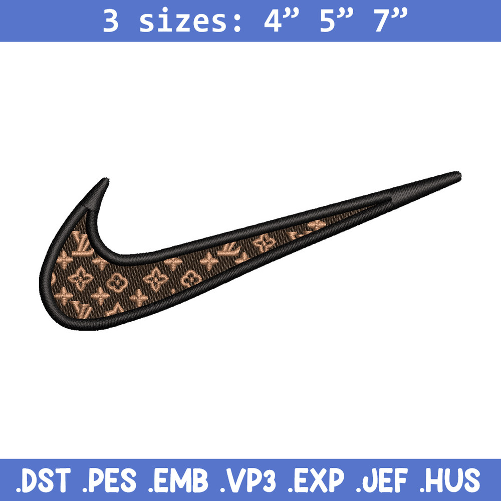 Nike lv logo embroidery design, Lv embroidery, Nike design, Embroidery shirt, Embroidery file, Digital download.jpg
