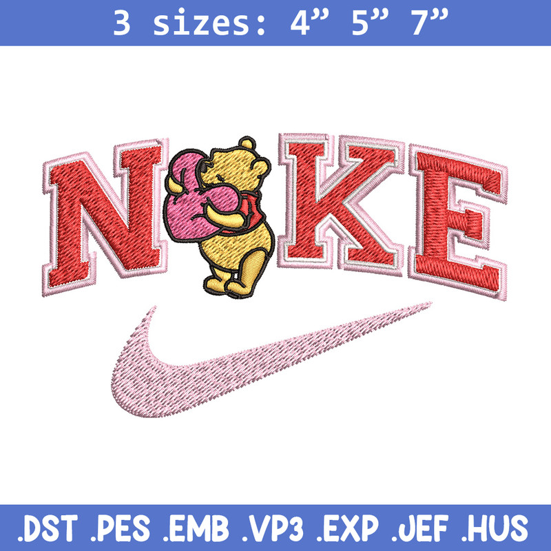 Nike pooh Embroidery Design, Pooh Embroidery, Nike Embroidery, Embroidery File, Logo shirt, Digital download.jpg