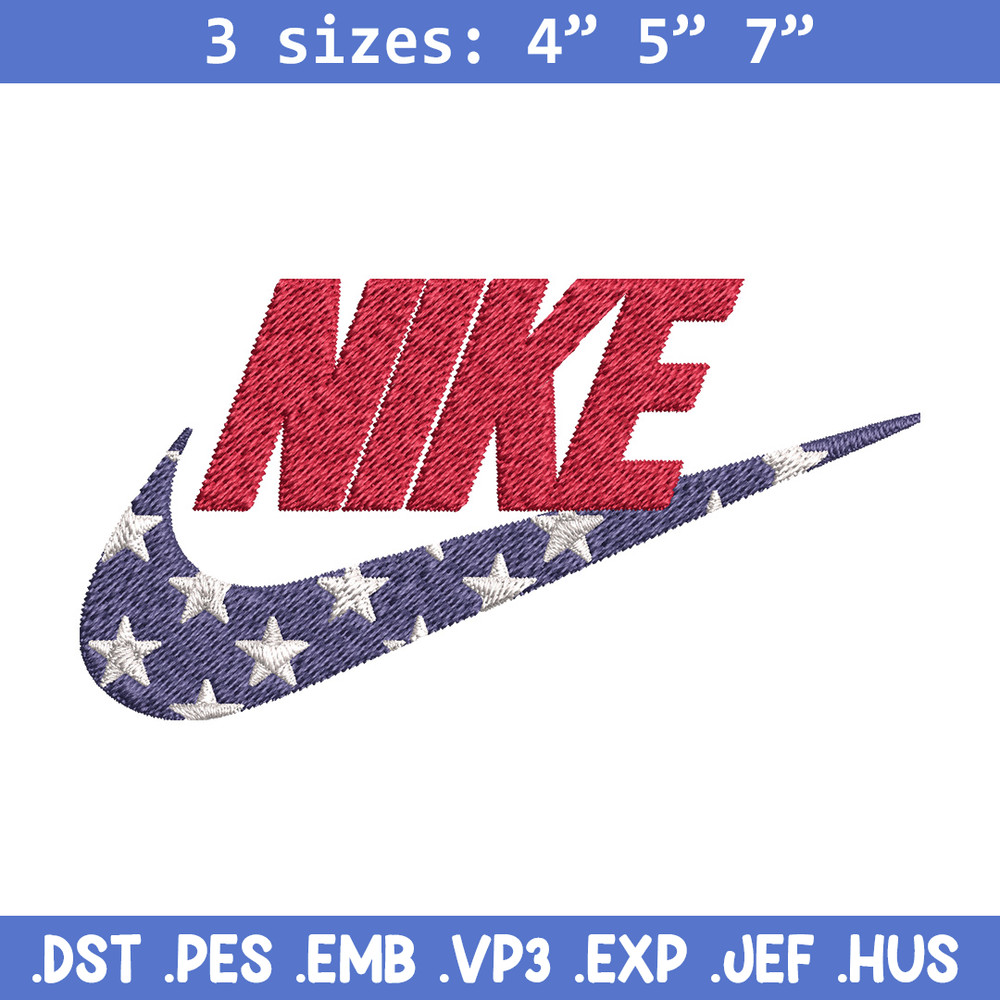 Nike red x star Embroidery Design, Brand Embroidery, Nike Embroidery, Embroidery File, Logo shirt, Digital download.jpg
