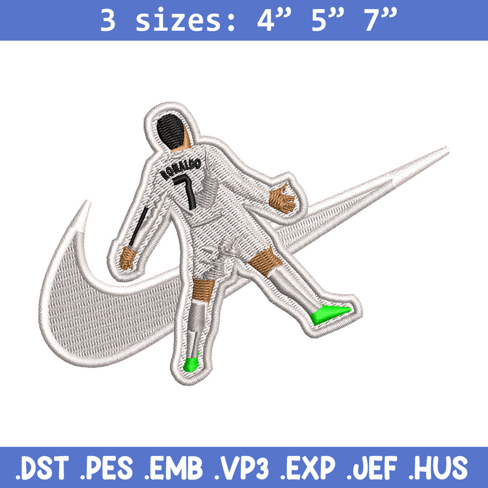 Nike ronaldo embroidery design, Ronaldo embroidery, Nike design, Embroidery shirt, Embroidery file, Digital download.jpg