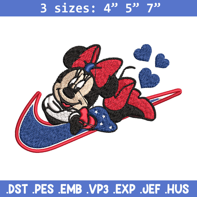 Nike x minnie Embroidery Design, Mickey Embroidery, Nike Embroidery, Embroidery File, Logo shirt, Digital download.jpg