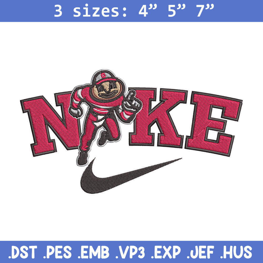 Ohio state buckeyes embroidery design, NCAA embroidery, Nike design, Embroidery file,Embroidery shirt, Digital download.jpg