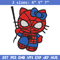 Spiderman Hellokitty Embroidery design, Hellokitty Embroidery, cartoon design, Embroidery File, Digital download..jpg