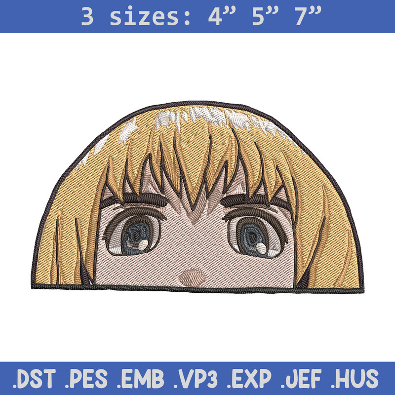 Armin Peeker Embroidery Design, Aot Embroidery, Embroidery File, Anime Embroidery, Anime shirt, Digital download.jpg