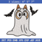 Bingo Ghost Halloween Embroidery design, Halloween Embroidery, cartoon design, Embroidery File, Digital download..jpg