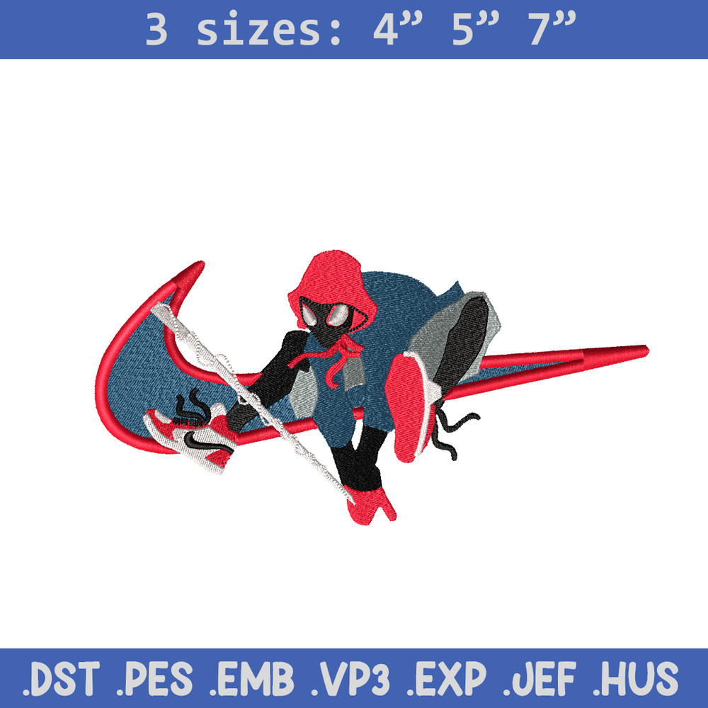 Black Spider Swoosh embroidery design, Black Spider embroidery, Nike design, Logo shirt, movie shirt, digital download.jpg