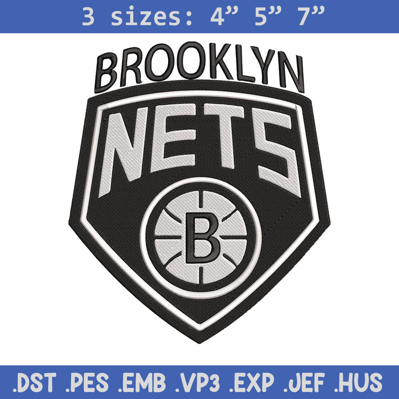 Brooklyn Nets logo embroidery design, NBA embroidery,Sport embroidery, Logo sport embroidery, Embroidery design.jpg