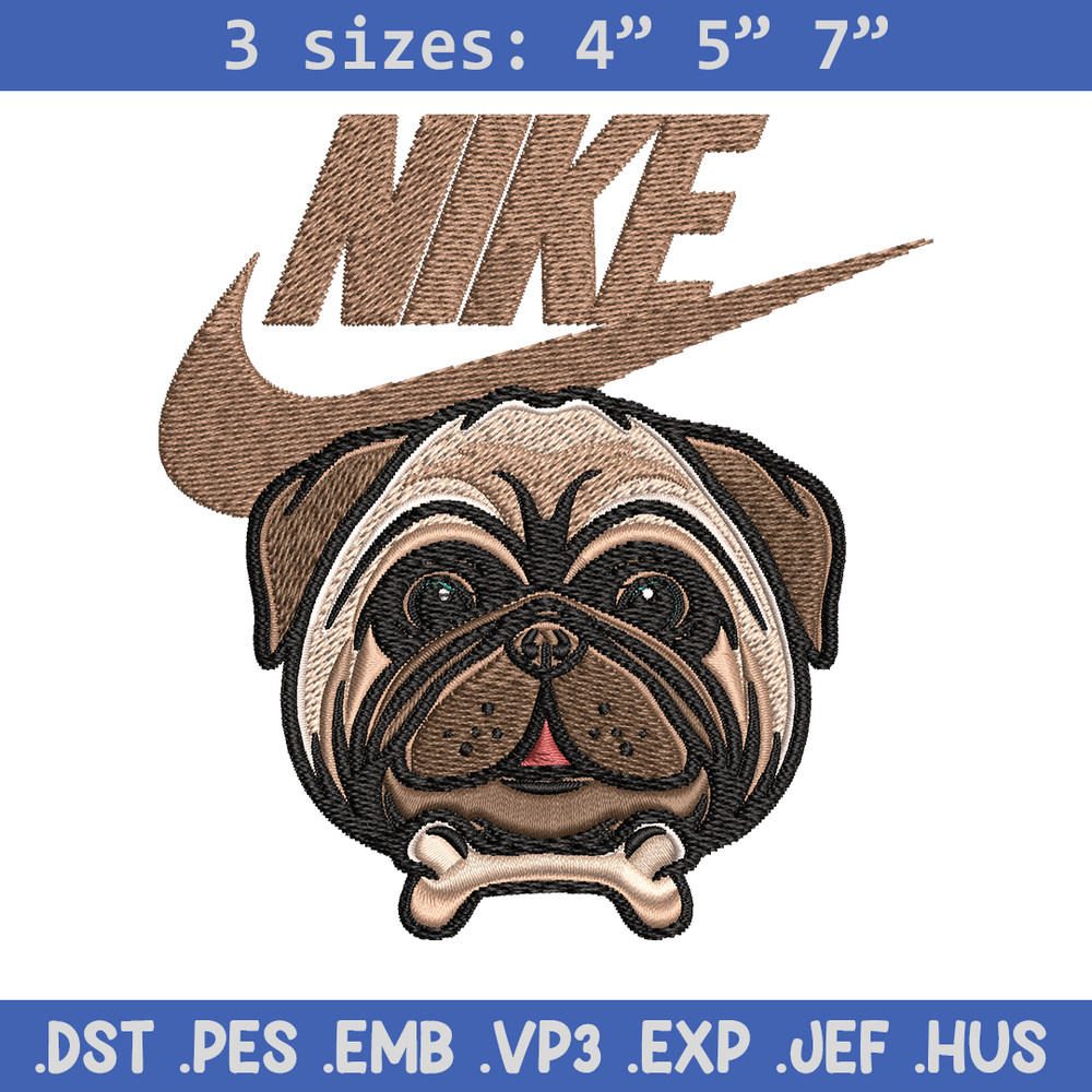 Bulldog Nike Embroidery design, Bulldog logo Embroidery, Nike design, Embroidery file, logo shirt, Instant download..jpg