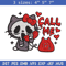 Call Me Scream Hello Kitty Embroidery design, Hallokitty Embroidery, cartoon design, Embroidery File, Digital download..jpg