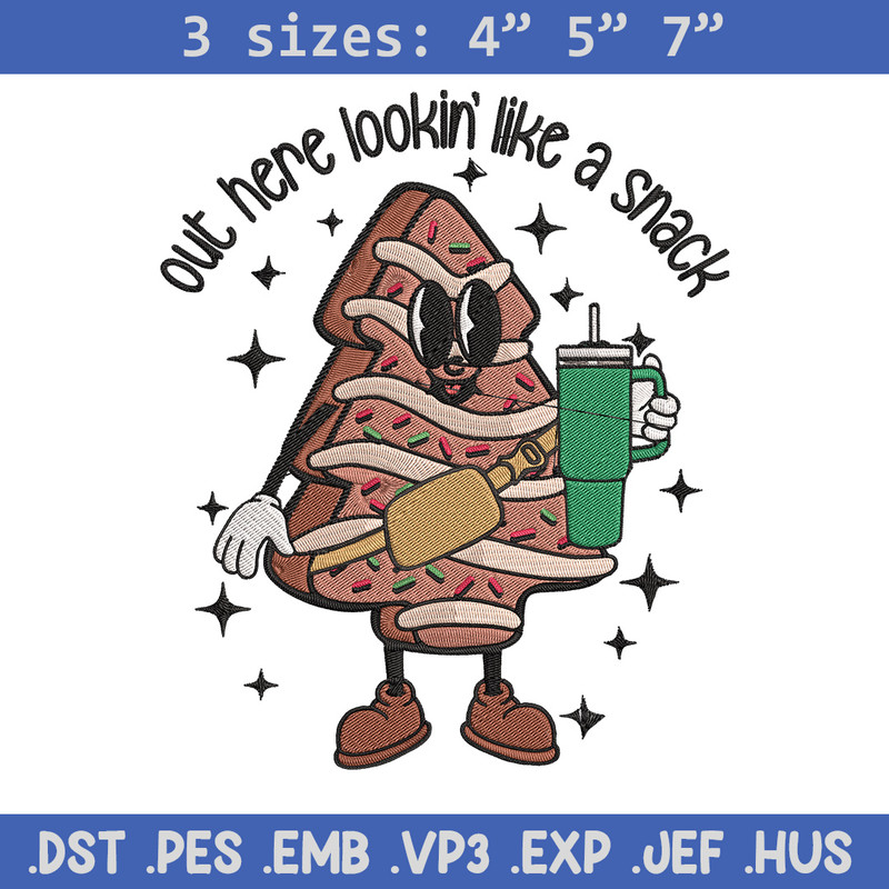 Chrismas trees Embroidery Design, Tree Embroidery, Embroidery File, Chrismas Embroidery, Anime shirt, Digital download.jpg