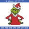 Christmas Grinch Embroidery design, Grinch christmas Embroidery, Embroidery File, Grinch design, Instant download..jpg