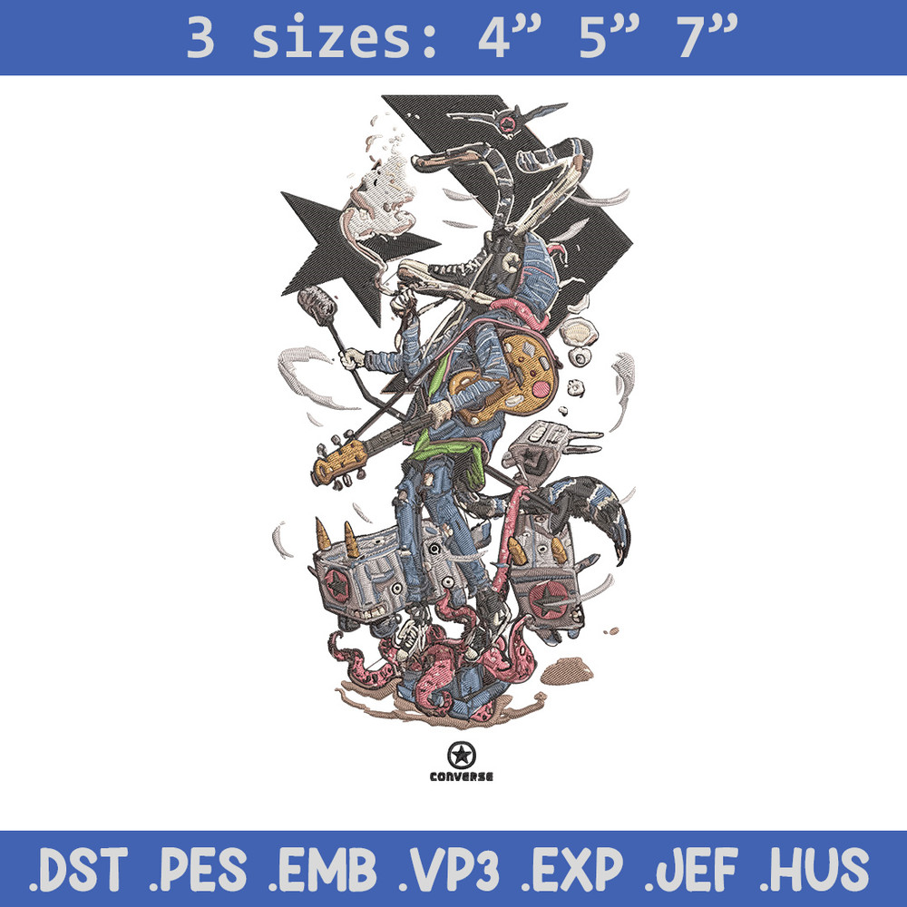 Converse logo Embroidery Design, Converse Embroidery, Embroidery File, Anime Embroidery, Anime shirt, Digital download.jpg