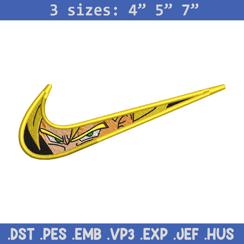 Goku ss eyes Nike embroidery design, Dragon Ball embroidery, nike design, anime design, anime shirt, Digital download.jpg