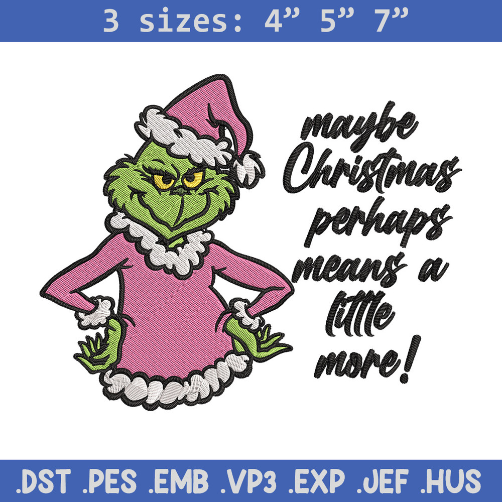 Grinch chrismas Embroidery Design, Grinch Embroidery, Embroidery File, Chrismas Embroidery, Anime shirt,Digital download.jpg