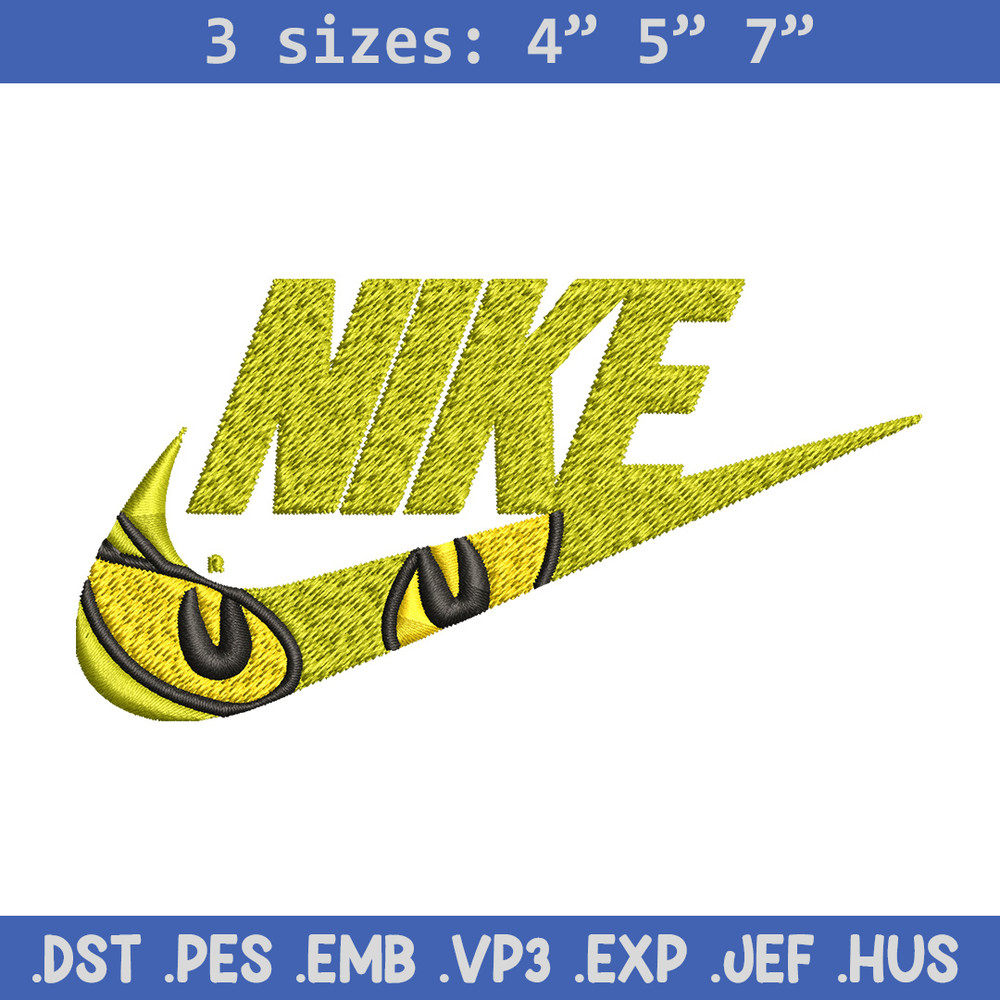 Grinch eyes nike Embroidery Design, Nike Embroidery, Brand Embroidery, Embroidery File, Logo shirt, Digital download.jpg