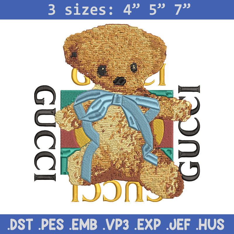 Gucci x bear Embroidery Design, Gucci Embroidery, Embroidery File, Anime Embroidery, Anime shirt, Digital download.jpg