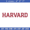 Harvard logo embroidery design, College embroidery, Sport embroidery, logo sport embroidery, Embroidery design.jpg