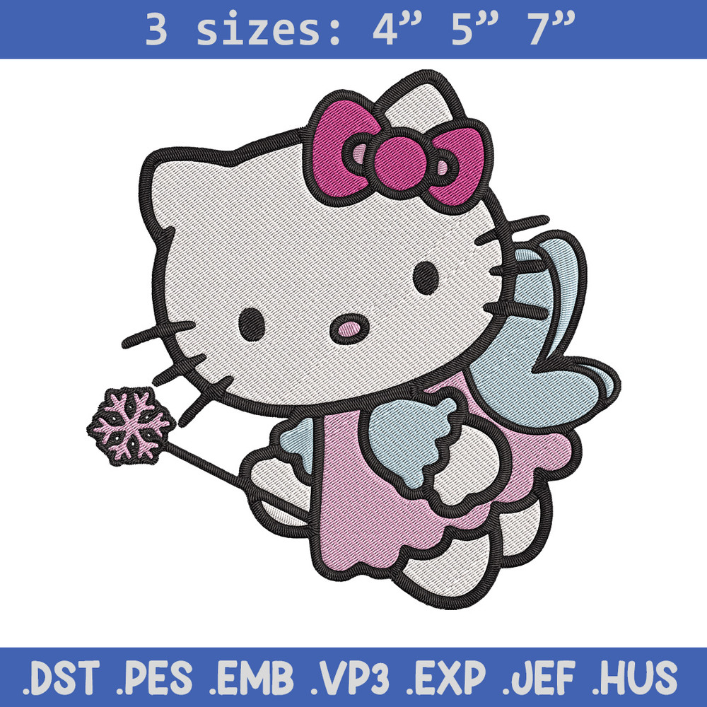 Hello kitty fairy Embroidery Design, Hello kitty Embroidery, Embroidery File, Anime Embroidery, Digital download.jpg