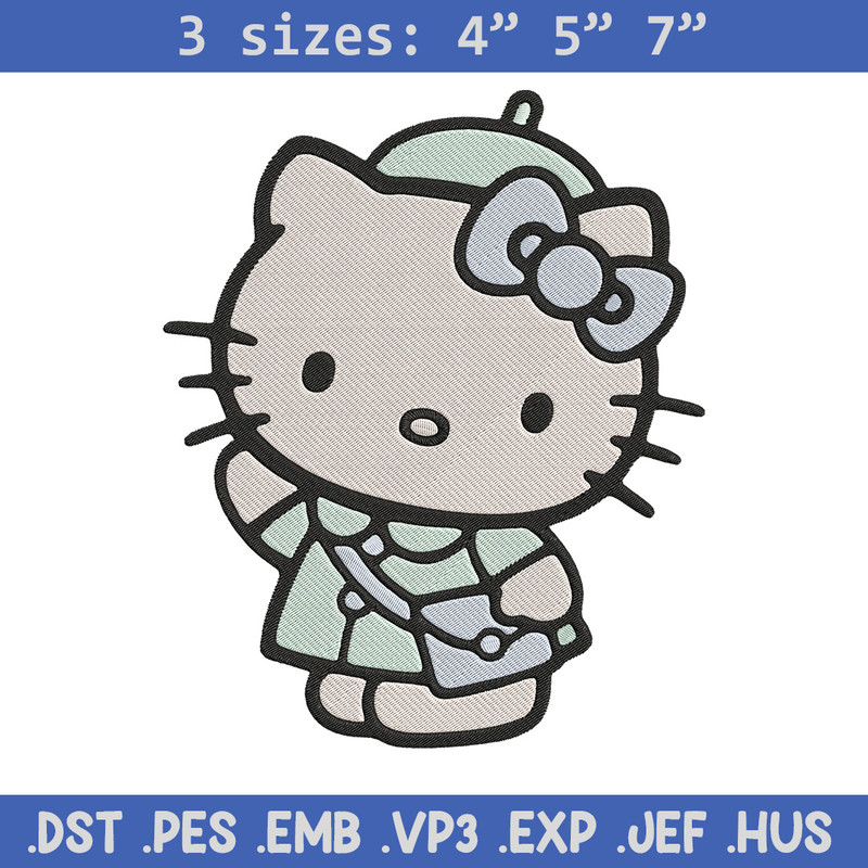 Hello Kitty girl Embroidery Design, Hello kitty Embroidery, Embroidery File, Anime Embroidery, Digital download.jpg