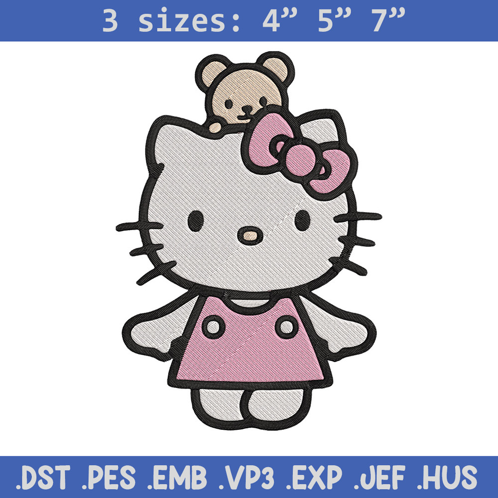Hello kitty pink Embroidery Design, Hello kitty Embroidery, Embroidery File, Anime Embroidery, Digital download.jpg