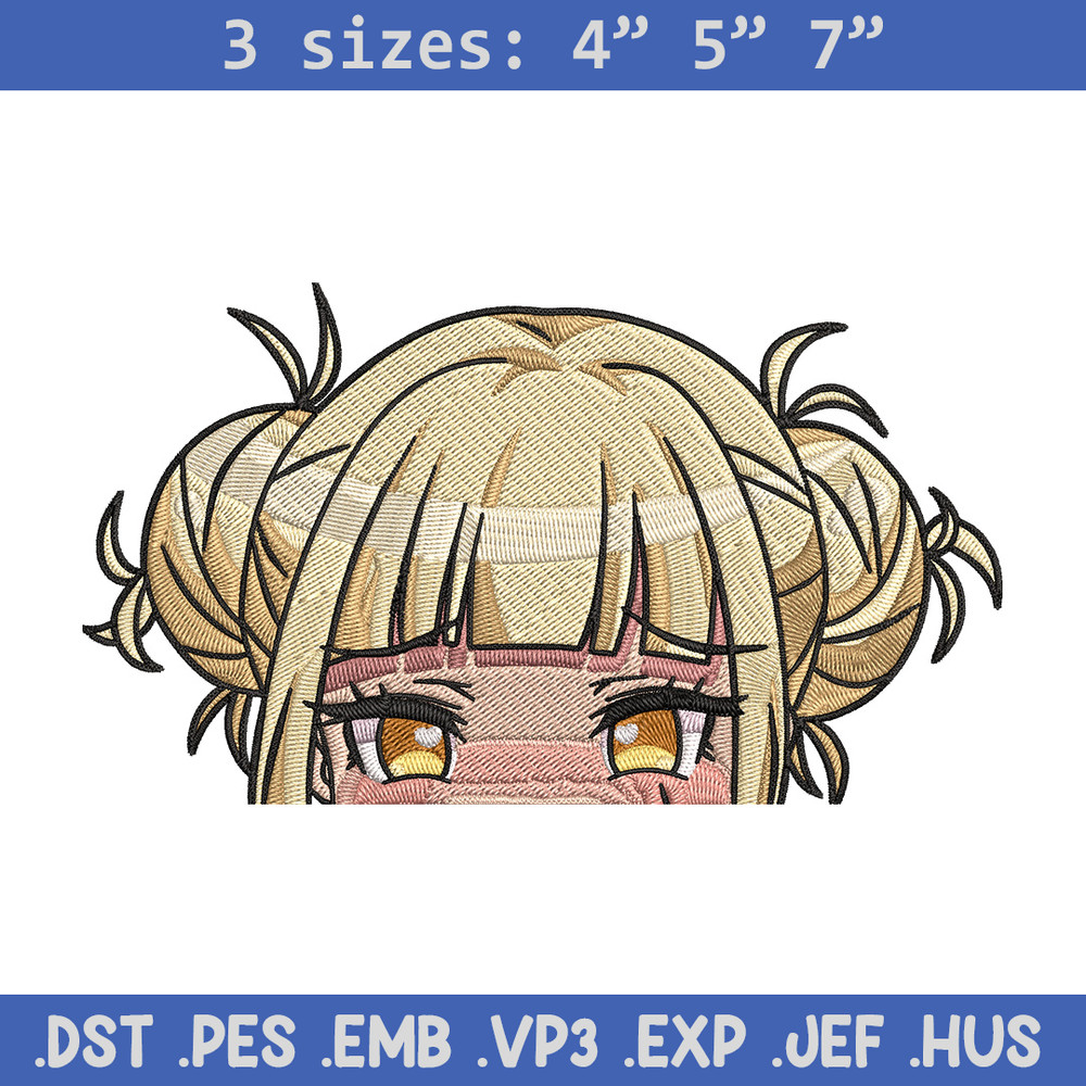 Himiko Peeker Embroidery Design, Mha Embroidery, Embroidery File, Anime Embroidery,Anime shirt, Digital download.jpg