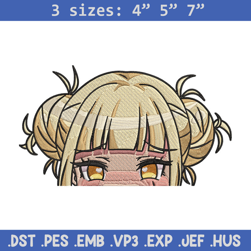 Himiko Peeker Embroidery Design, Mha Embroidery, Embroidery File, Anime Embroidery,Anime shirt, Digital download.jpg