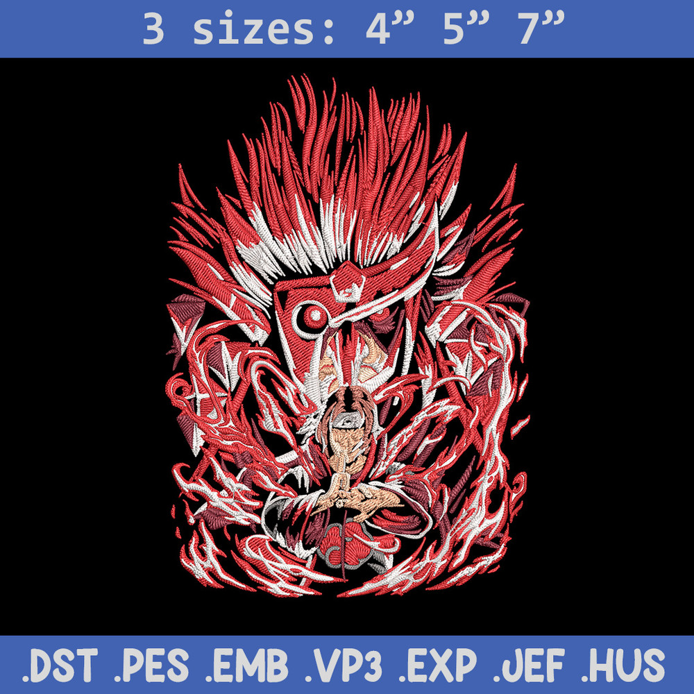 Itachi Poster Embroidery Design, Naruto Embroidery, Embroidery File, Anime Embroidery,Anime shirt, Digital download..jpg