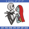 Jack and Sally love Embroidery design, Horror Embroidery, horror design, Embroidery File, logo shirt, Digital download..jpg