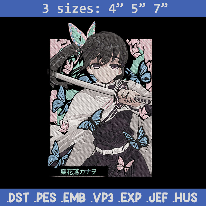 Kanao poster Embroidery Design, Demon slayer Embroidery, Embroidery File, Anime Embroidery, Digital download..jpg