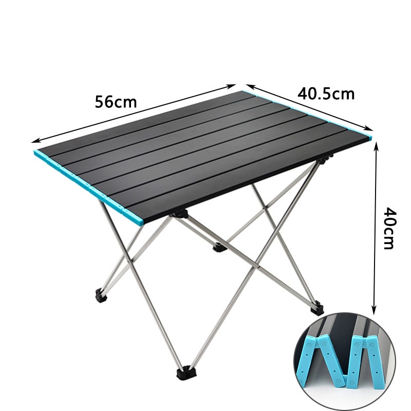 Ultralight Portable Folding Camping Table High Strength Aluminum Alloy For Outdoor BBQ Picnic 7