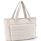 Large Capacity Tote Bag for Women, Puffer Padded Handbag for Travel, Work & School