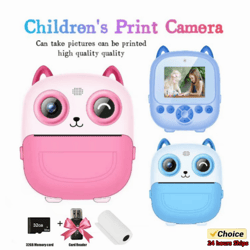 childrens digital camera instant print with video & music for fun