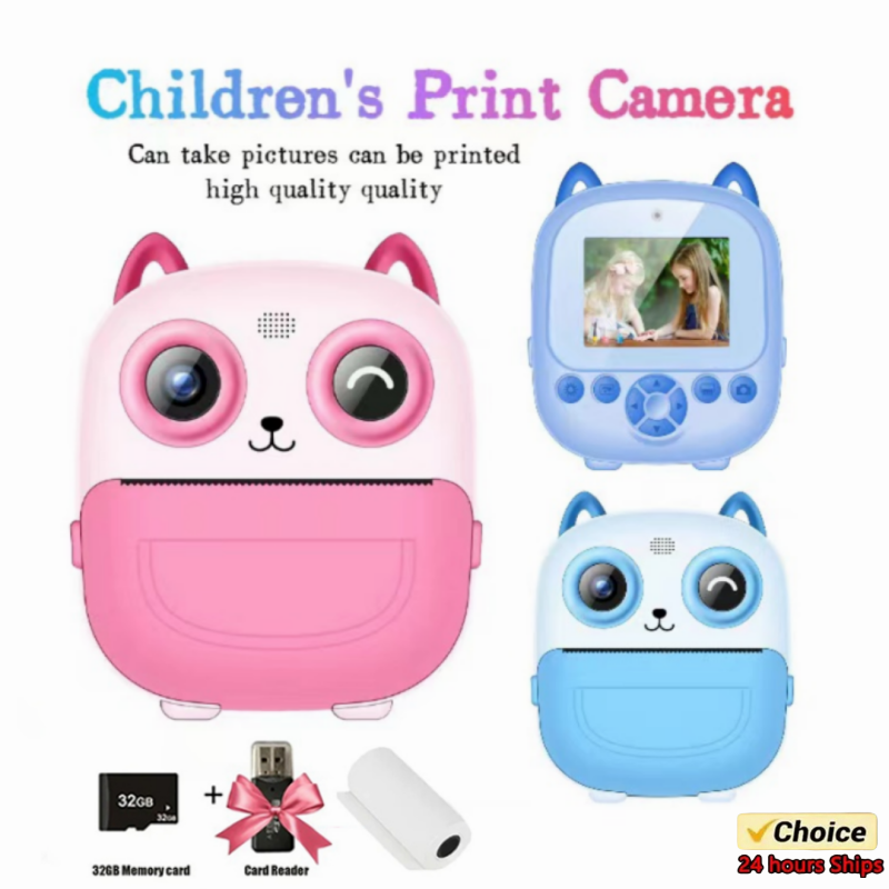 Childrens Digital Camera Instant Print With Video  Music For Fun 0