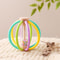 Sensory Wooden Rattle With Silicone Beads Perfect Teething Relief Baby Development Tool 5