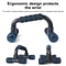 HeavyDuty UShaped PushUp Rack Ergonomic Hand Grip For Chest Body Building Workouts 9
