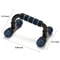 HeavyDuty UShaped PushUp Rack Ergonomic Hand Grip For Chest Body Building Workouts 5