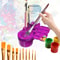 Paint Brush Washer With Drain Button Automatic Water Circulation For Acrylic WaterBased Painting 5