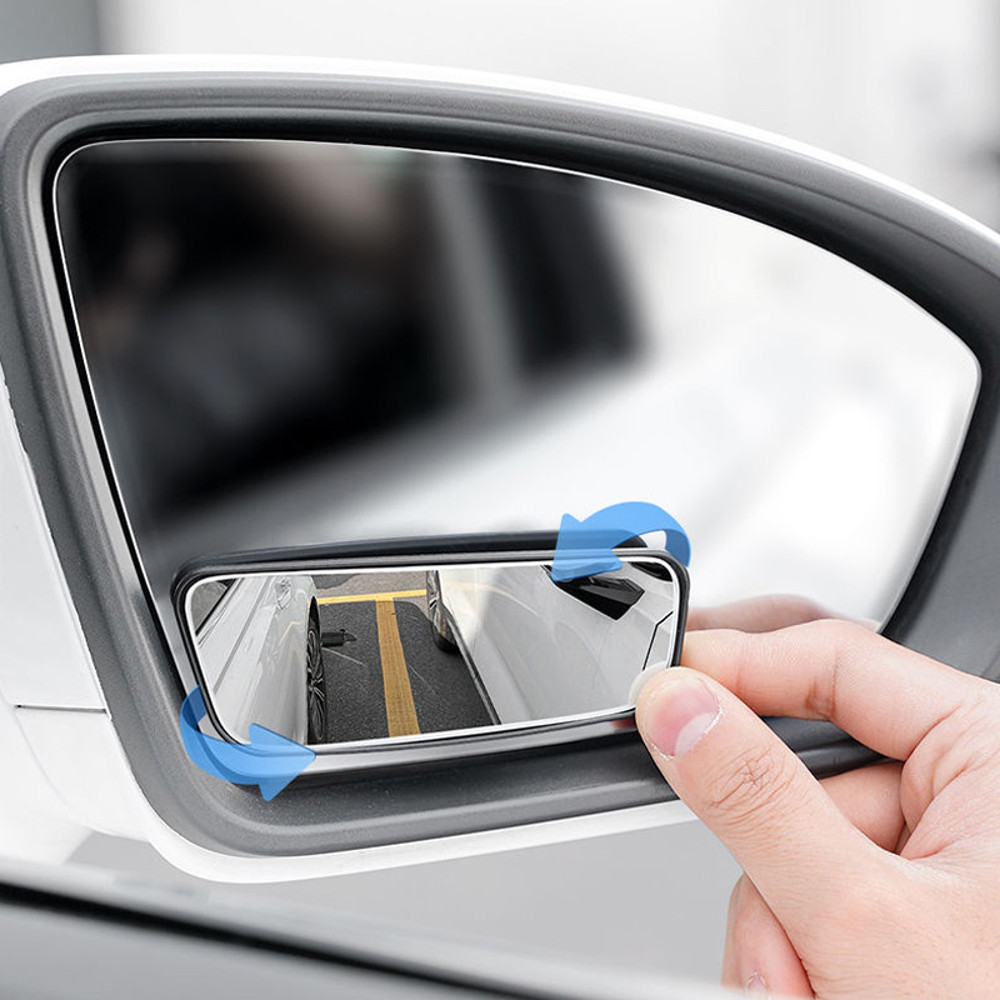 360 Adjustable Blind Spot Mirror Car Auxiliary Rearview Convex Mirror for Safe Reversing  WideAn