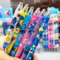 disney stitch gel pens, cute signature pen & cartoon new pressing pen for students