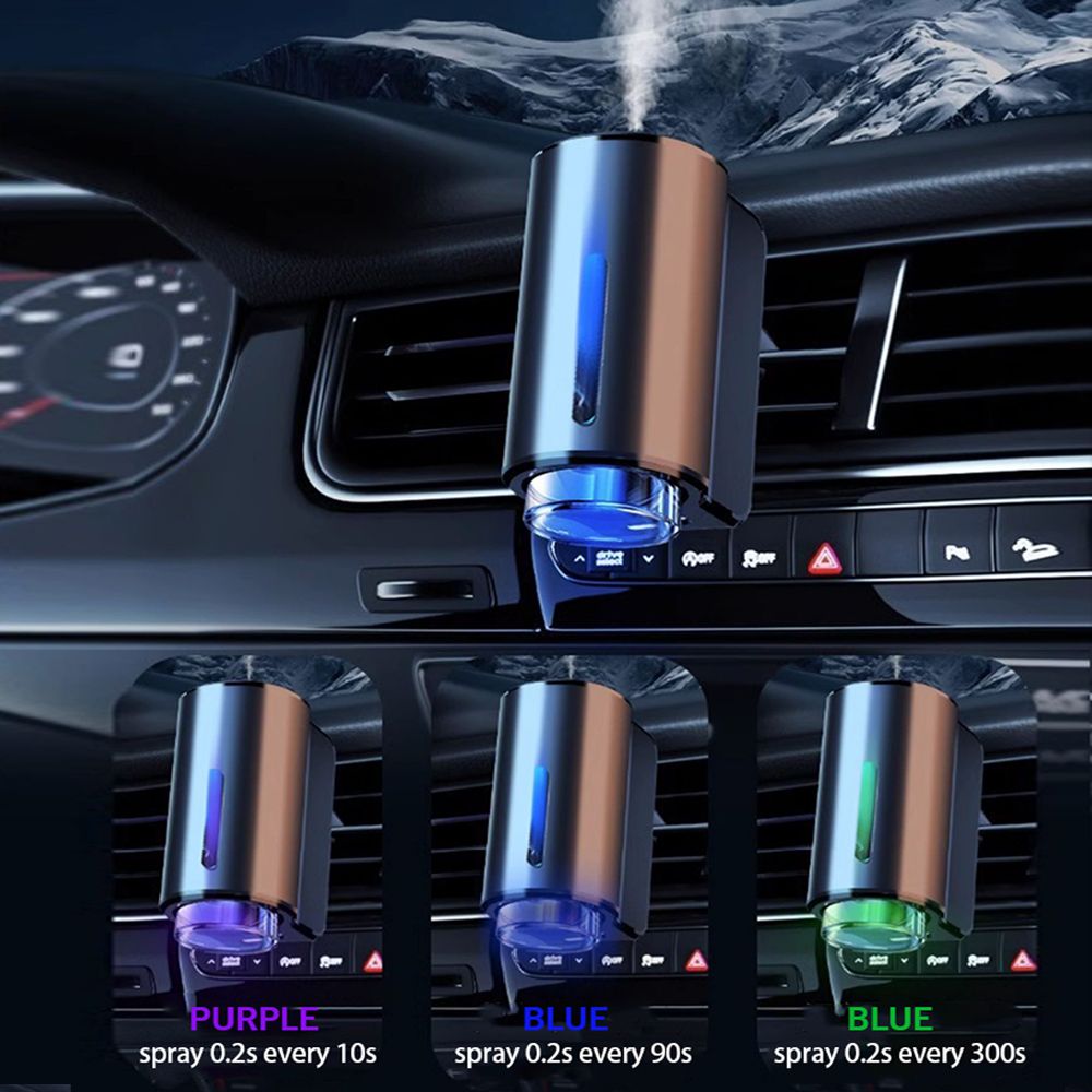 Car Electric Air Diffuser Aromatherapy Vent Humidifier Mist Air Freshener For Odor Removal 0