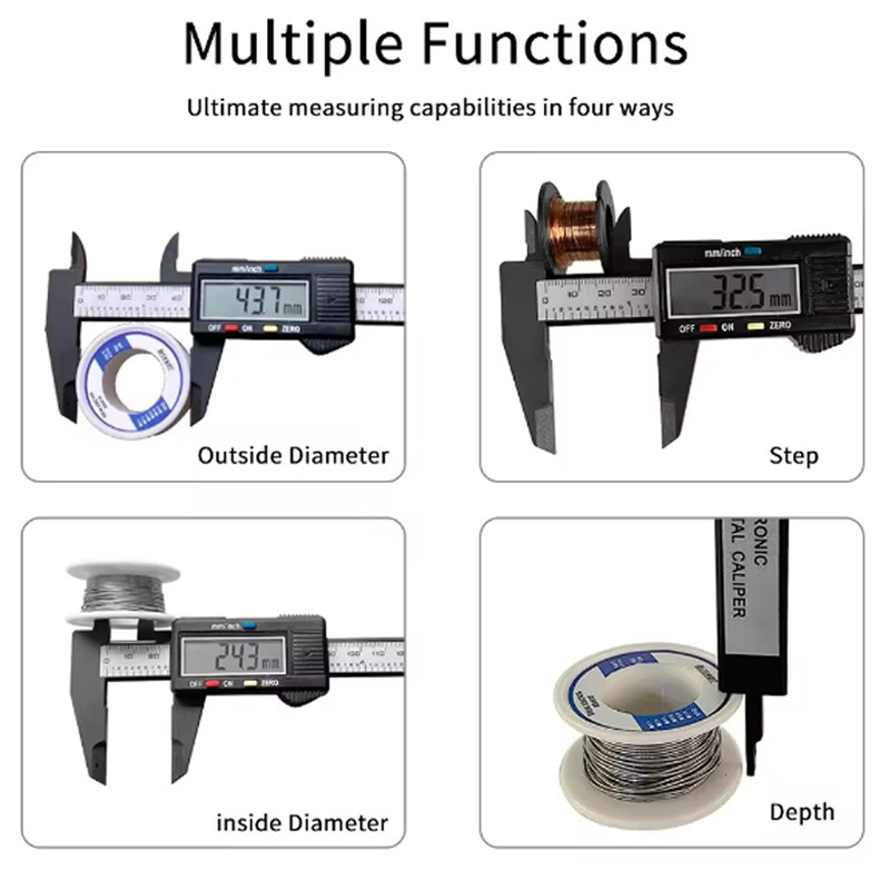 Digital Ruler Tool High-Accuracy Electronic Caliper for Professional & DIY Measurements
