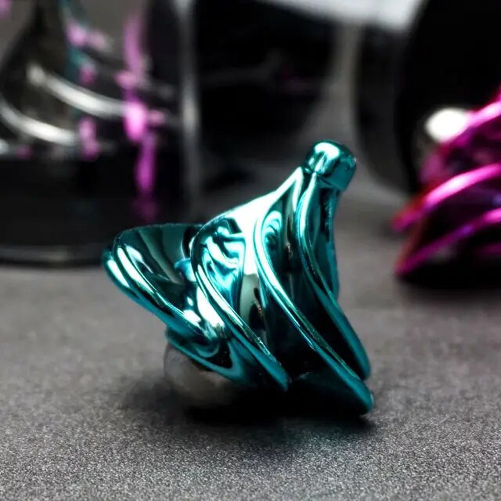 Kinetic Spinner Toy WindPowered Rotating Desk Fidget Toy  Fun Stress Relief Gift for Children  A